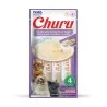 Friandises Chat-Inaba Churu Crème au Poulet et Crevette pour Chat Adulte 4 Tubes-Tunisie