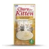 Friandises Chat-Inaba Churu Kitten Crème au Poulet pour Chaton 4 Tubes-Tunisie