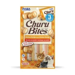 Inaba Churu Bites au Poulet pour Chat Adulte 3 Tubes
