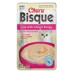 Inaba Churu Bisque Thon et Saumon pour Chat Adulte 40 g
