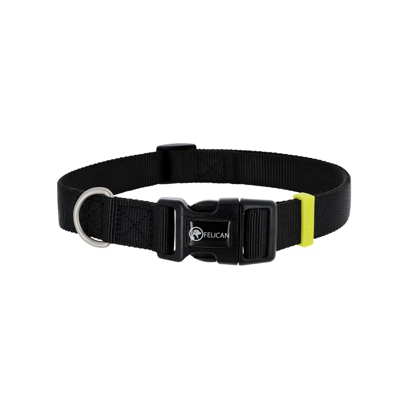 Collier Chien-FELICAN Premium collier chien UNI Noir 2,5 CM-Tunisie