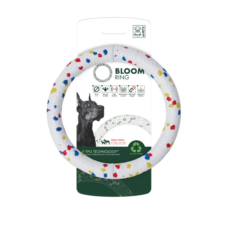 Jouets-Anneau Bloom 18cm pour chiots et chiens inférieurs à 12kg-Tunisie