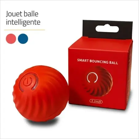 Jouets Chat-Jouet Interactif Électrique pour Chat – Balle Rotative Automatique-Tunisie