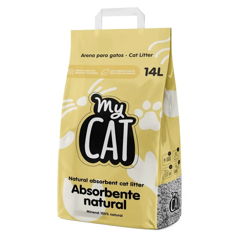 Litières Absorbante-MyCAT Absorbant Naturel 14 L-Tunisie
