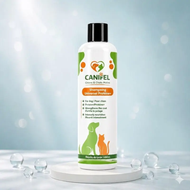 Toilettage et Hygiène-CANIFEL Shampoing Chien Universel Protéine+ 250 ML-Tunisie