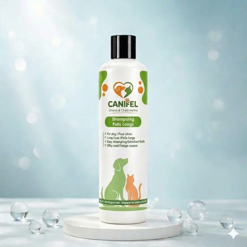 Toilettage et Hygiène-CANIFEL Shampoing Chien Poils Longs 500 ML-Tunisie