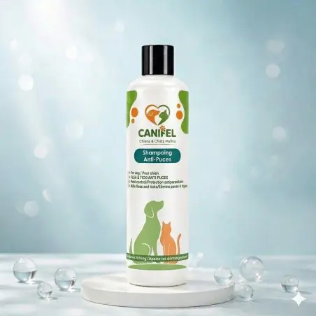 Toilettage et Hygiène-CANIFEL Shampoing Chien Anti Puces 1 LT-Tunisie