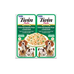 Twin Pack Dog Poulet Légumes 2x40 gr