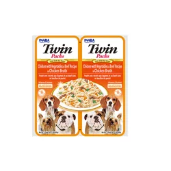 Twin Pack Dog Poulet Légumes & Bœuf 2x40 gr