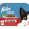 Humides Chat-FELIX® - Sachets d'Émincés en Gelée pour chat - Sélection de la Campagne 12*85-Tunisie