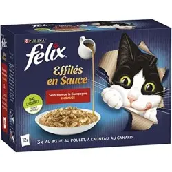 FELIX Tendres Effilés en Sauce Sélection de la Campagne 12*85