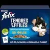Humides Chat-FELIX Tendres Effilés en Gelée - Sélection Poisson 12*85g-Tunisie