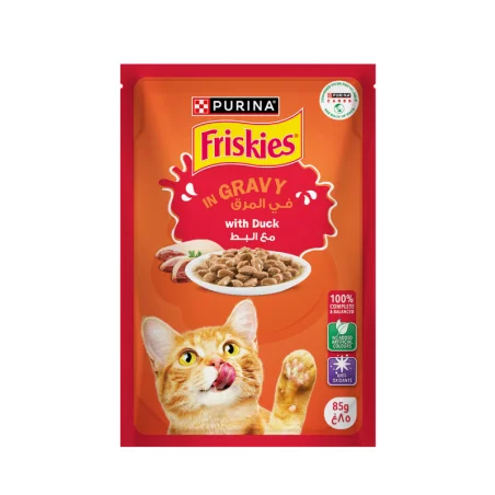 Humides Chat-Friskies pour chat en sauce au canard 85 g-Tunisie