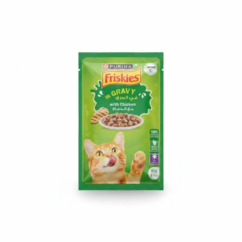 Humides Chat-Friskies pour chat en sauce au poulet 85 g-Tunisie