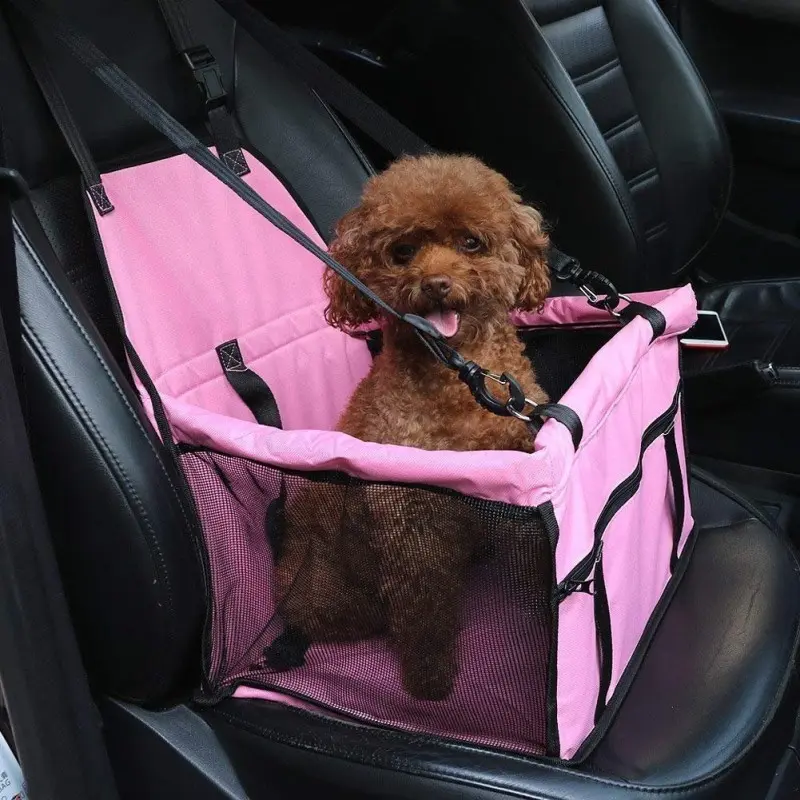 Cage de Transport-Siège de voiture portable pour chien et chat avec laisse de sécurité-Tunisie