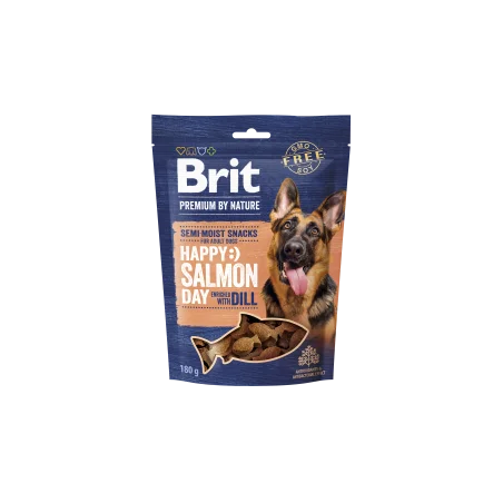 Friandises Chien-Brit Premium By Nature friandises tendres au Saumon et à l'Aneth 180g-Tunisie