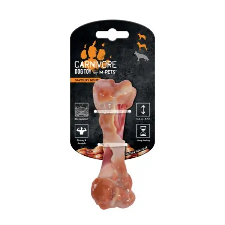 Jouets-Jouet Dentaire Carnivore Savory Bone - 14.5 cm-Tunisie