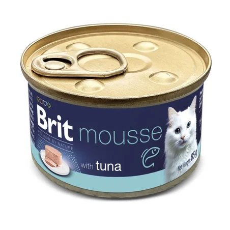 Mousse pour Chat Brit Premium au Thon 85g