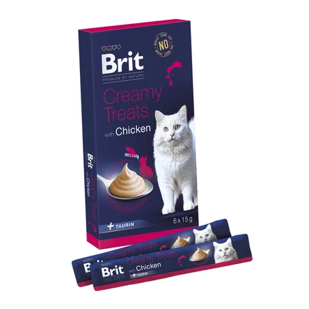 Sticks Crémeux pour Chat Brit Premium au Poulet 6 × 15g