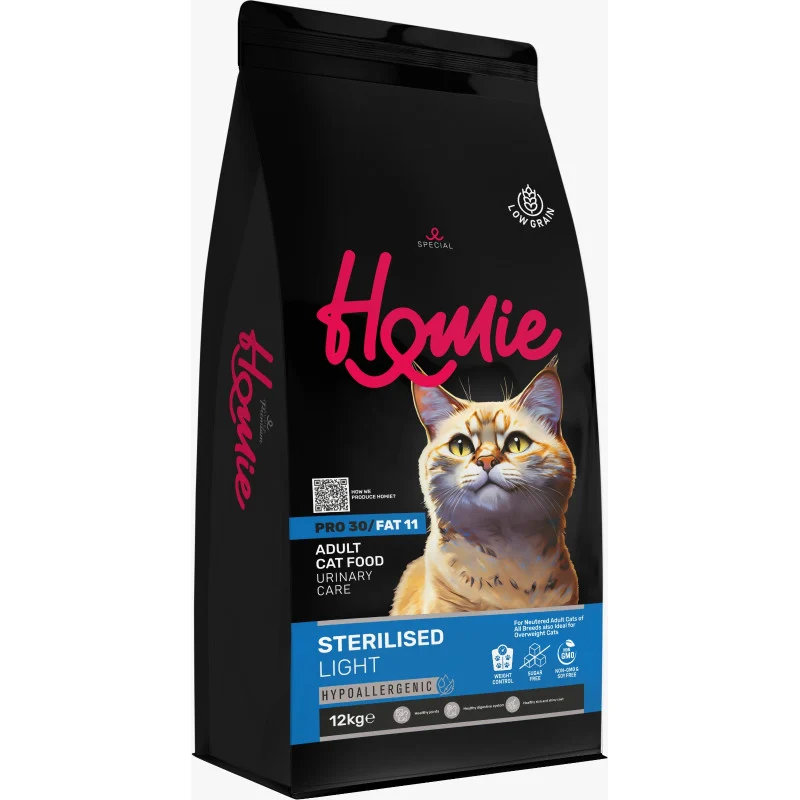 Croquettes Homie Urinary Care au Poulet pour Chat Stérilisé 12kg