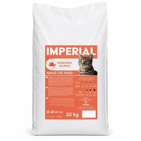 Imperial Sterilised Salmon - Croquettes pour Chat Stérilisé 20 kg