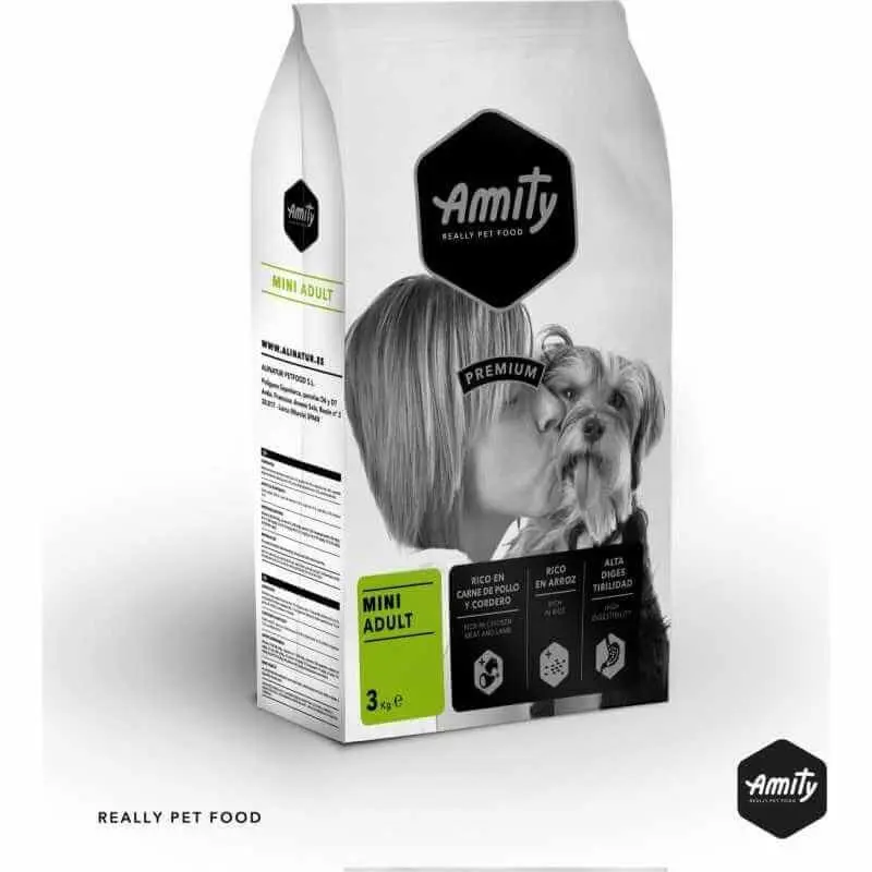 Croquette Chien-AMITY Premium Mini Adult Poulet & Agneau 2 Kg-Tunisie