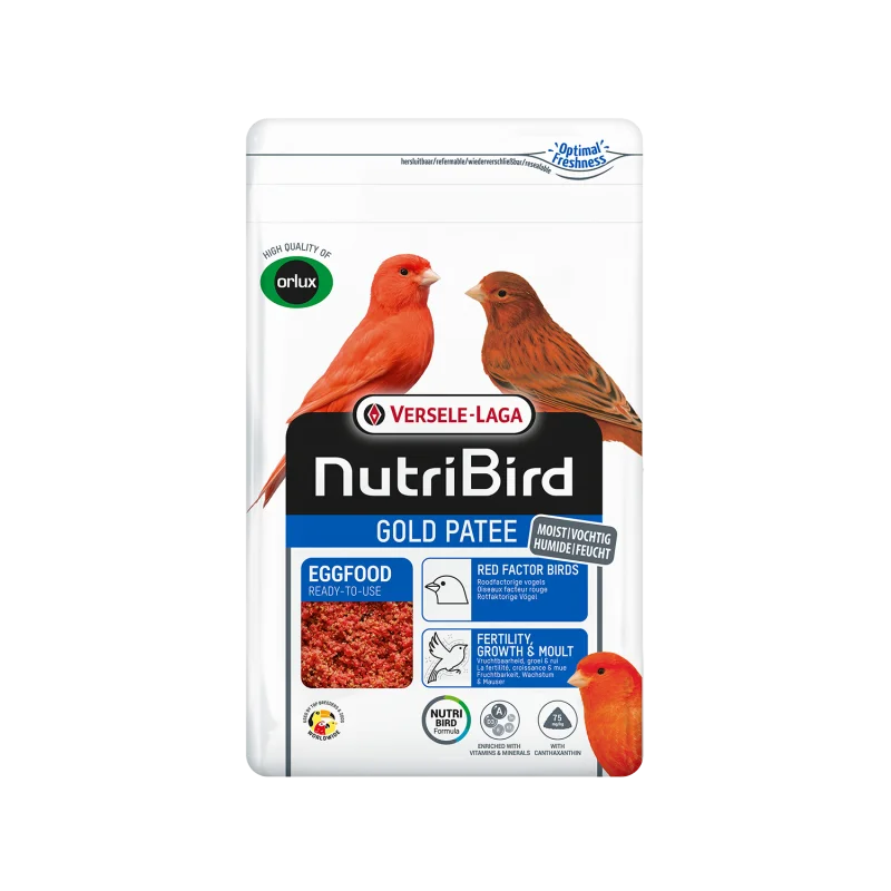 Alimentation Oiseaux-Nutribird Gold Patee birds à Facteurs Rouge 1Kg-Tunisie