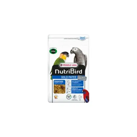 Alimentation Oiseaux-Nutribird Gold Patee Grandes Perruches & Perroquets 1kg-Tunisie