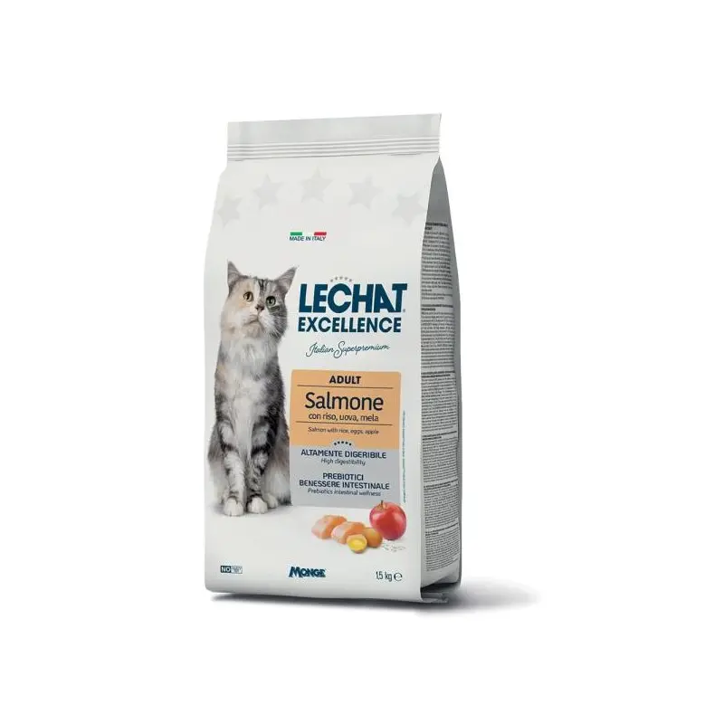 Croquettes Chat-LECHAT EXCELLENCE SAUMON 1.5KG-Tunisie