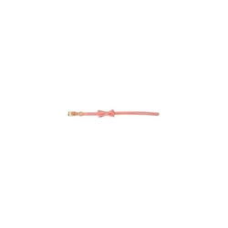 Camon collier chien en similicuir avec noeud rose 10 x 280 mm