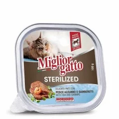 Miglior gatto Stérilisé Barquette poisson et Crevettes 100 gr
