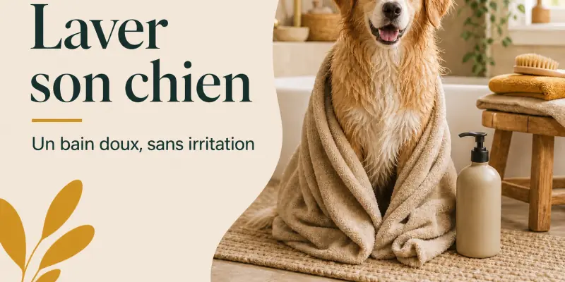 Quand et comment laver son chien sans irriter sa peau ?