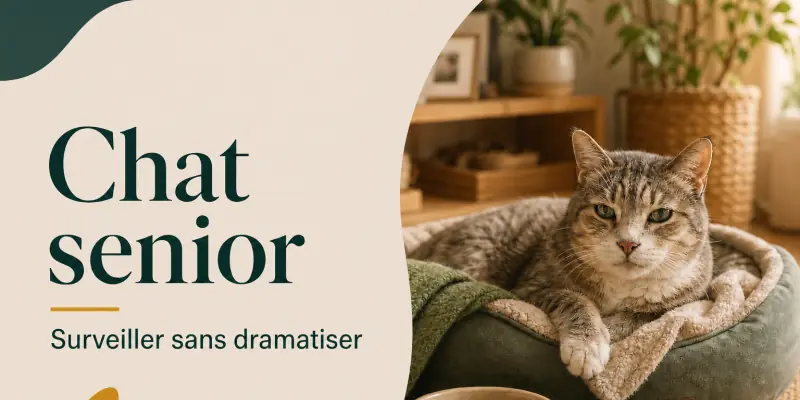Chat senior : alimentation, confort et signes à surveiller