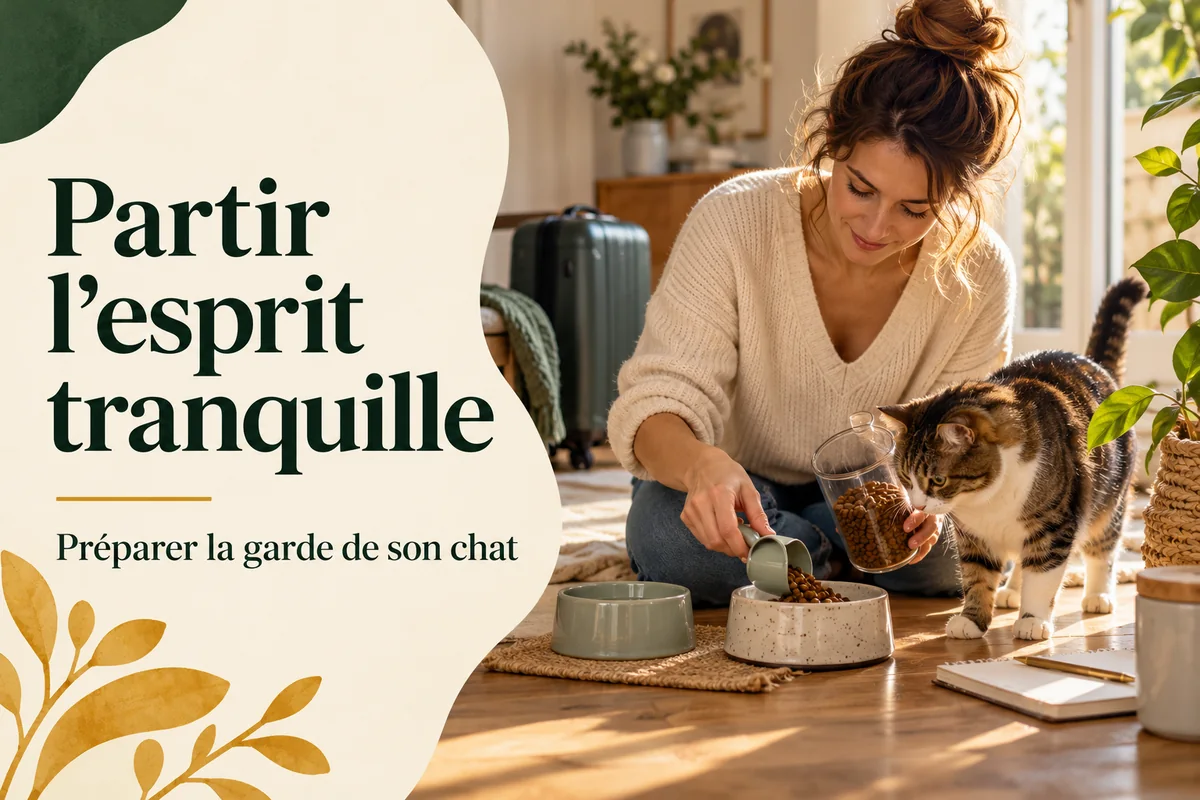 Faire garder son chat pendant les vacances : visites, consignes et préparation