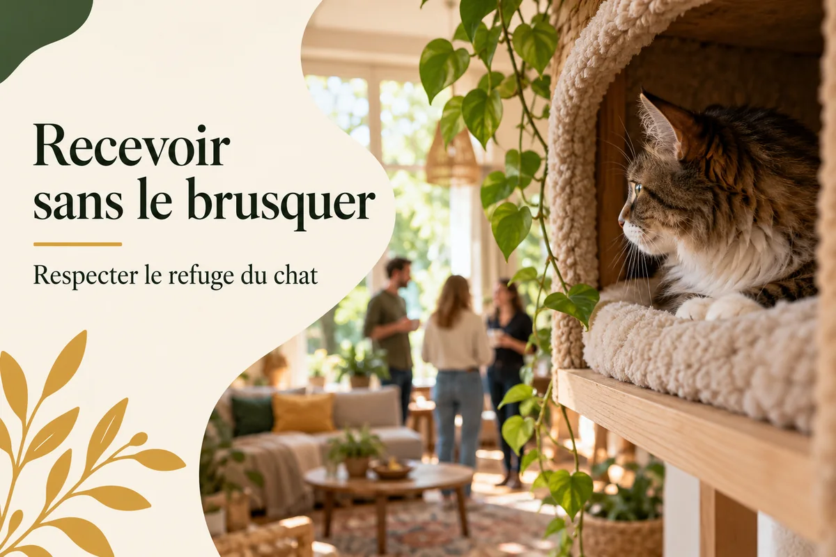 Mon chat se cache quand des invités arrivent : comment l’aider sans le forcer Mon chat se cache quand des invités arrivent : comment l’aider sans le forcer