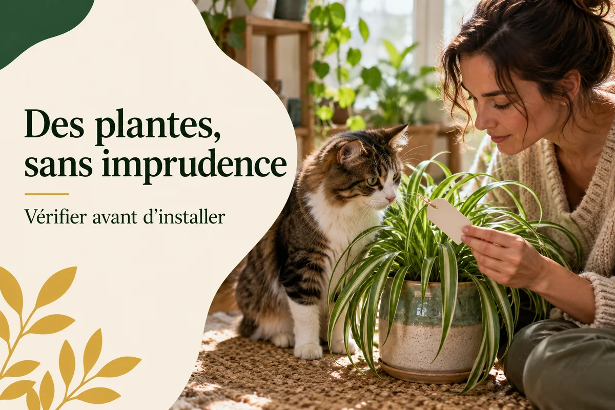Plantes et chat : vérifier les risques avant d’installer un pot ou un bouquet