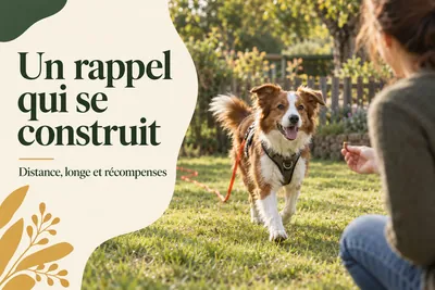 Apprendre le rappel à son chien : progresser sans brûler les étapes