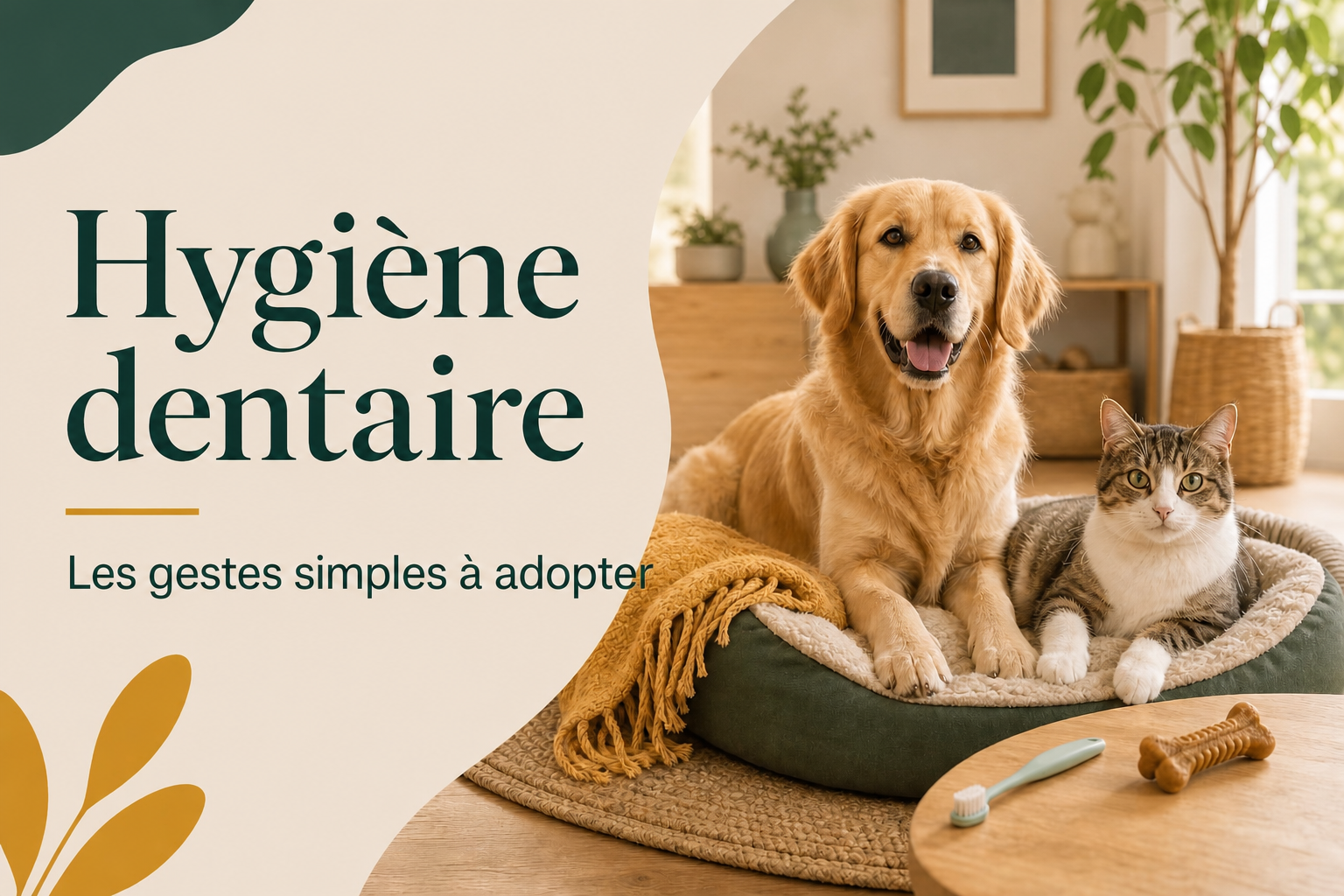 Hygiène dentaire chien et chat : les gestes simples à adopter