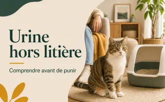 Chat qui urine hors de sa litière : causes possibles et bons réflexes