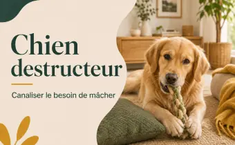 Chien destructeur à la maison : comprendre et canaliser son besoin de mâcher