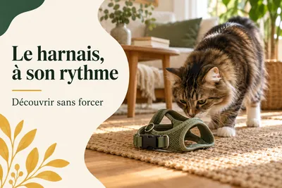 Harnais pour chat : comment savoir s’il le tolère et l’habituer progressivement