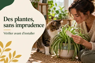 Plantes et chat : vérifier les risques avant d’installer un pot ou un bouquet